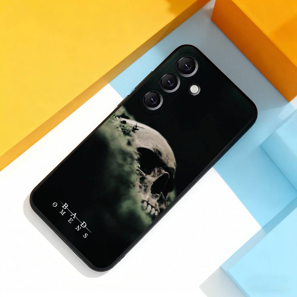 

Bad Death Peace Mind O-Omens Phone Case For Samsung Galaxy A 22,71,53,52,51,72,73,5G,Note,J7,8,9 Soft Black Cover Samsung a52 a52S