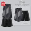 MINISO Men's Quick-Dry Sleeveless T-shirt & Shorts Set