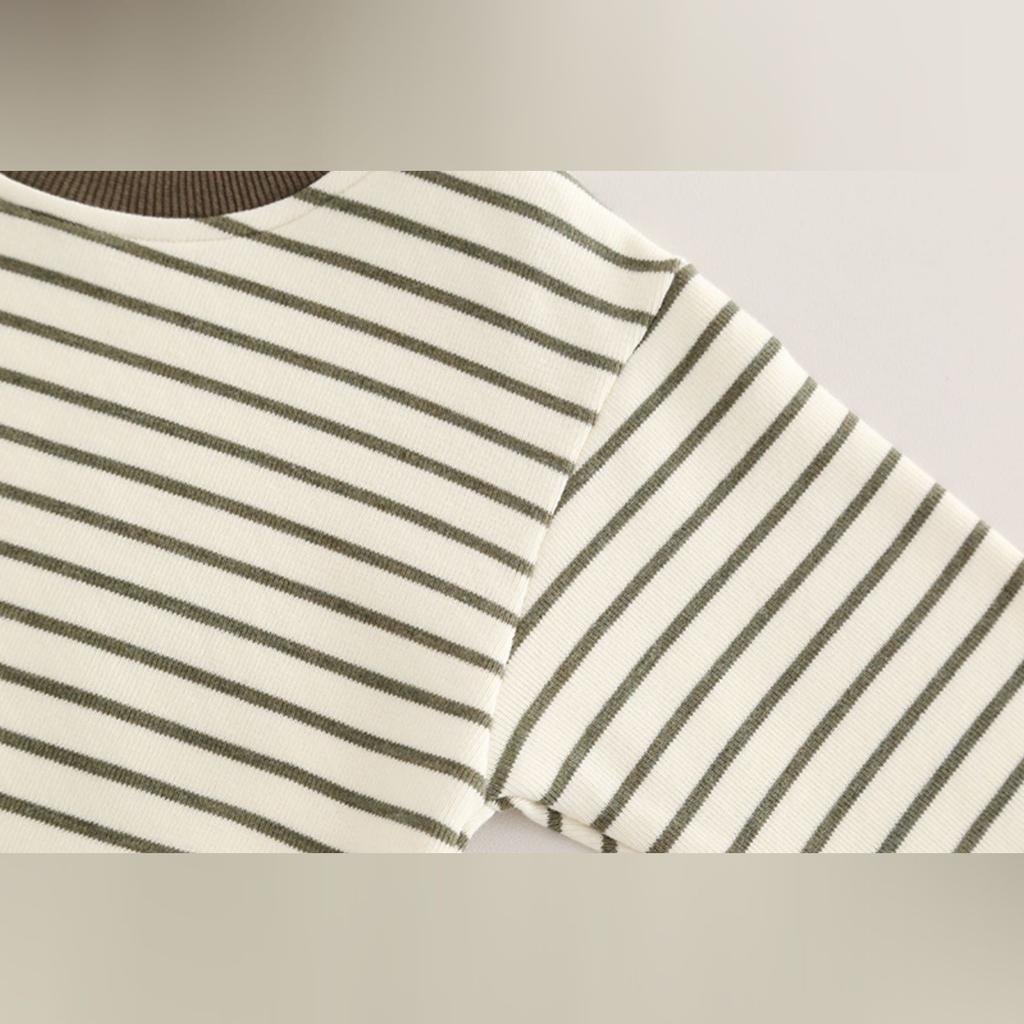 Kids Casual Long-Sleeve Set, Comfortable Daily Wear Outfits