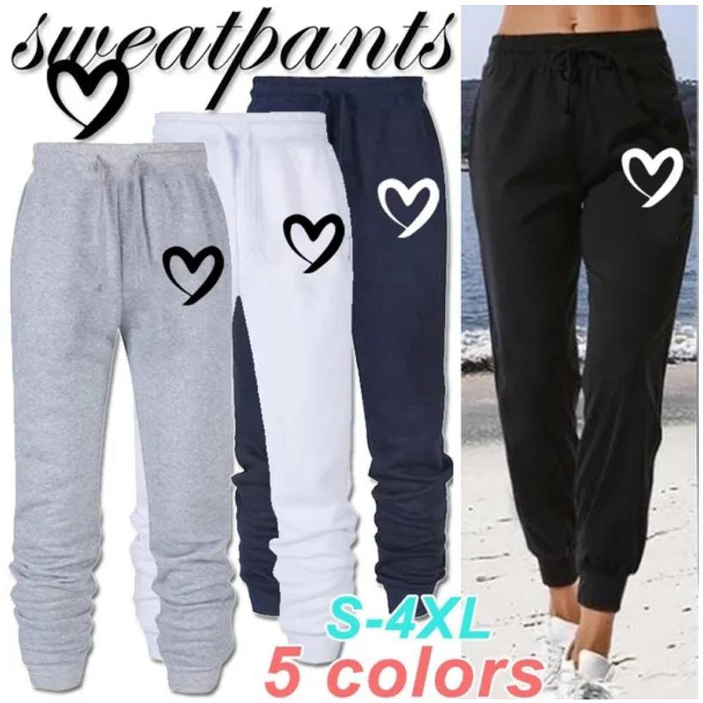 Women Casual Trending Adult Sports Sweatpants Loose Cotton Long Pants Jogger Trousers Fleece Women Men Pants
