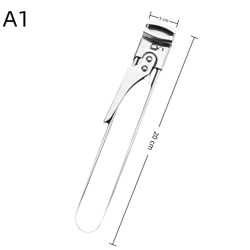 1Pcs Stainless Steel Can Opener Adjustable Multi Function Labor Saving Bottle Jar Can Opener Easy Grip Kitchen Tool Accessories