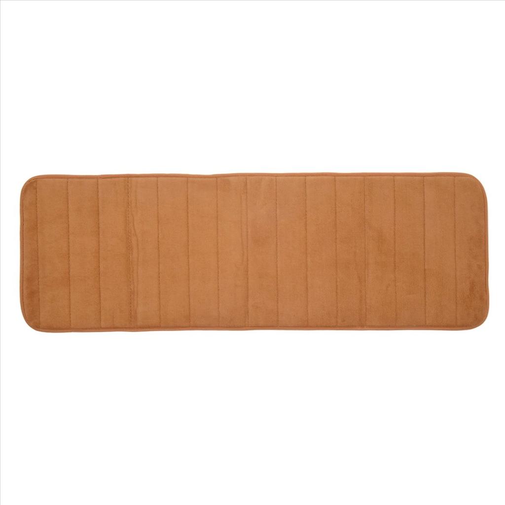 BHBL 120x40cm Absorbent Nonslip Memory Foam Kitchen Bedroom Door Floor Mat Rug Carpet Khaki