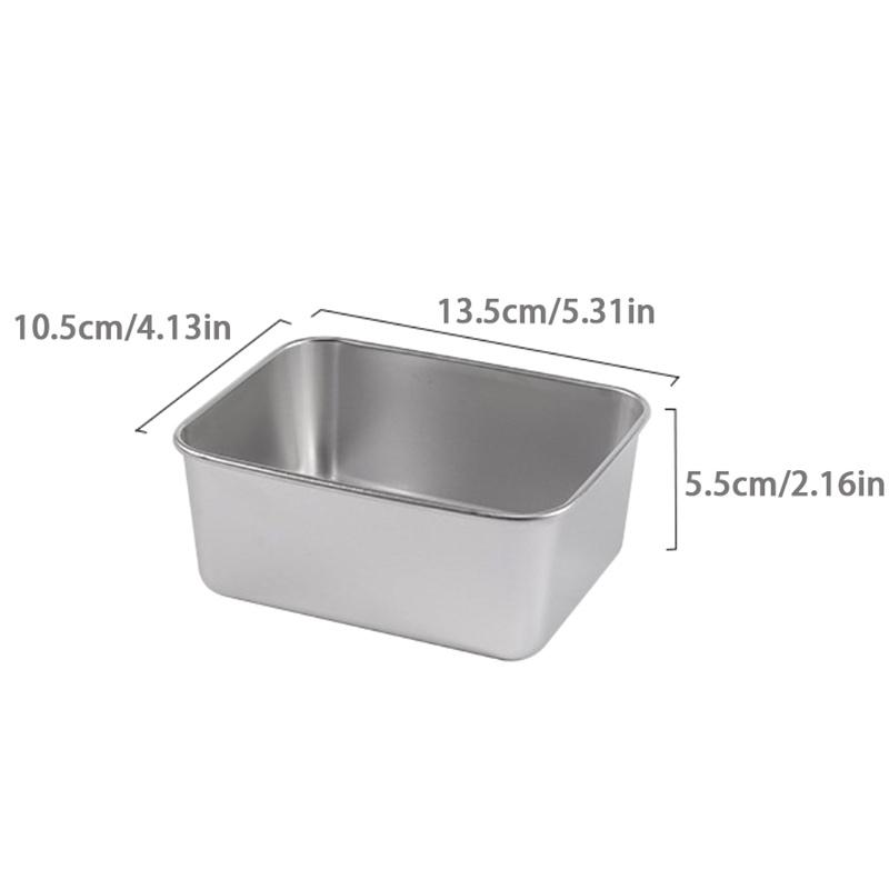 1Pc 600Ml Stainless Steel Refrigerator Food Storage Box With Plastic Lid Prepare Food Freshness Preservation Box Picnic Box
