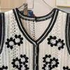 Floral Crochet Waistcoat for Women Sheer Button Front Sleeveless Open-knit Top Teen-girl Summer Boho Vacation Outfit