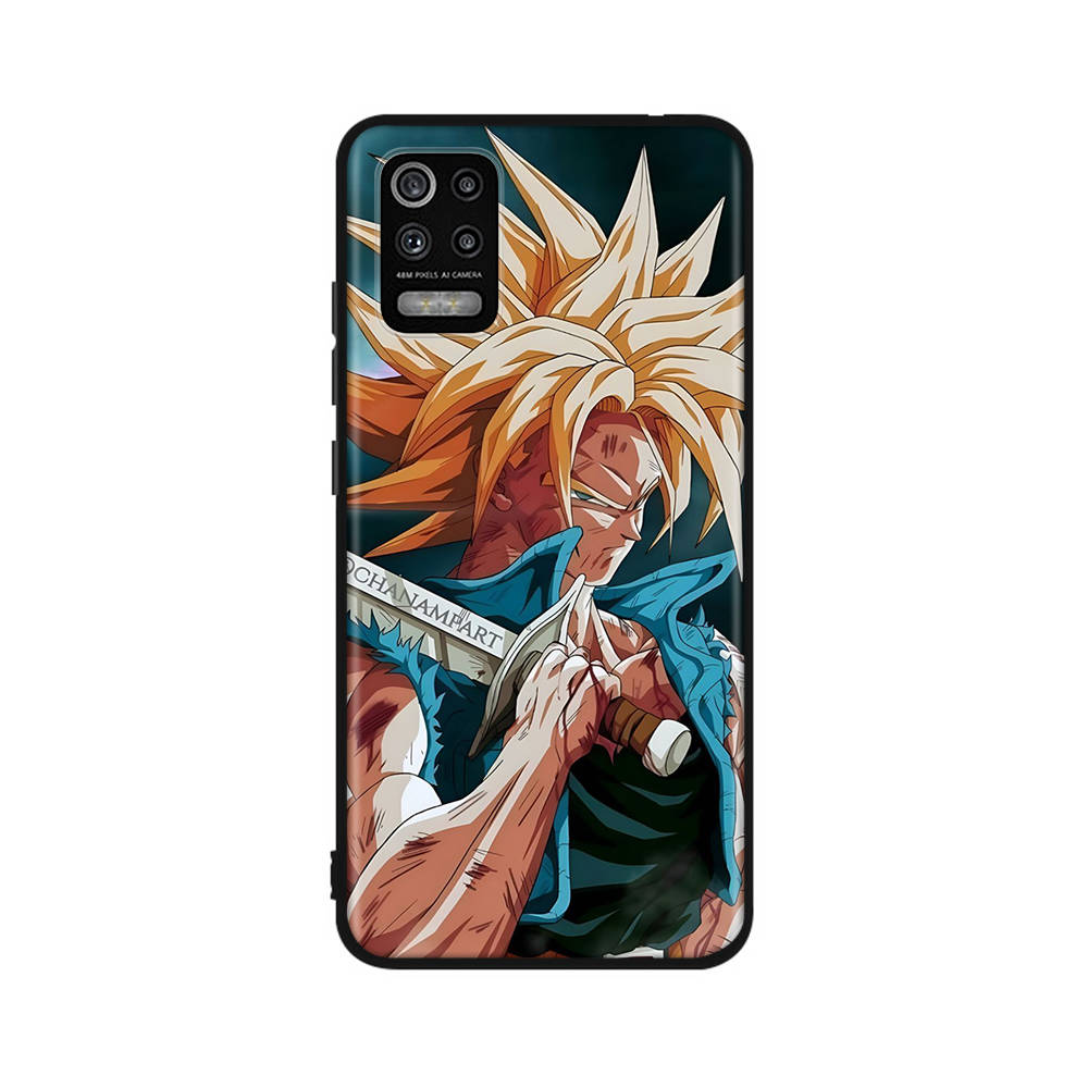 DT44 Dragon Ball Trunks Case for Xiaomi Poco X6 X4 M5 M6 F5 F6 C65 C55 C50 C51 C40 Redmi Note 7 8 14C A3X 13C 12C 11 10A 9C Pro Black Sofe Cover