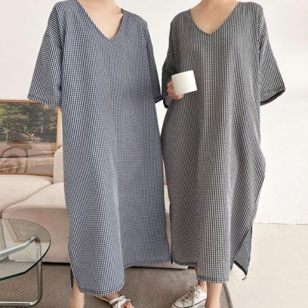 From Heart Big Size Pleated Box Dress Green Tea Nock
