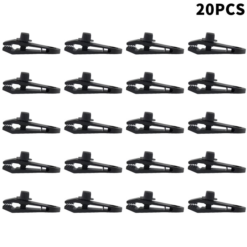 Heavy Duty Tent Clip Tarp Clips Lock Grip Tent Clamps Clamps For Tarps Awnings Camping Car And Swimming Pool Covers