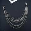 Men's Punk Cuban Five-Layer Metal Waist Chain - Hip Hop Trend Pendant