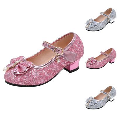 Dziewczęce Buty Księżniczki Na Wiosnę i Lato, Dziecięce Buty Średniego Rozmiaru Z Miękką Podeszwą