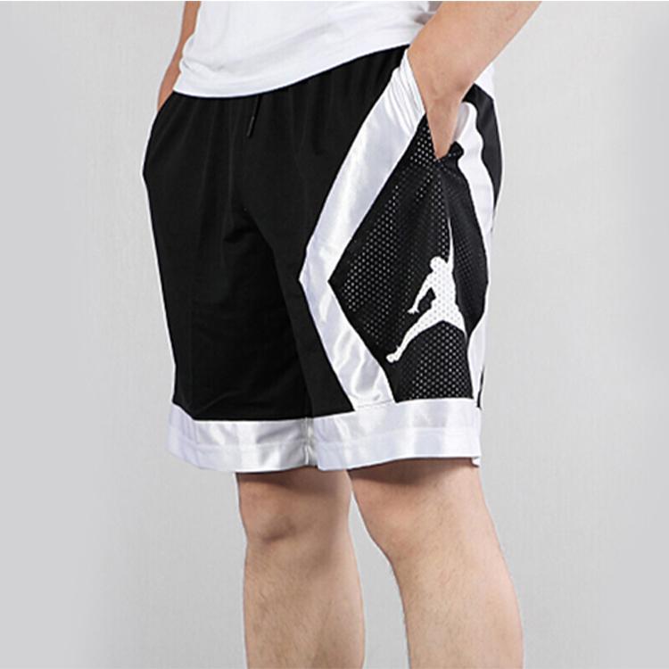 Jordan Jumpman Diamond Mesh Panel Basketball Shorts Men Bottoms Black AV3207-010