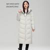 SNOWFLYING Women's Thickened Long Hooded Down Jacket