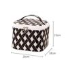 Cosmetic Pouch Portable Large Capacity Waterproof Storage Bag Urban Style Simple