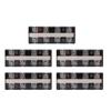 5Pcs Screw Terminal Strip Blocks 60A 4 Positions Copper Plastic 60A Terminal Block for Electrical