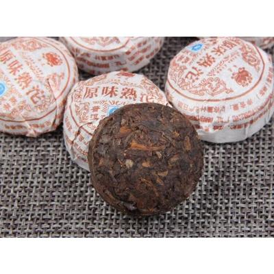 Yunnan Menghai Pu'er Zralý Čaj Fermentovaný a Přírodní Chuť Tuocha Mini Tuocha