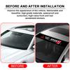 1PCS Car front window shade decorative sticker For Mitsubishi ASX Lancer Pajero Outlander L200 EVO Lancer EX Accessories Styling QQ7