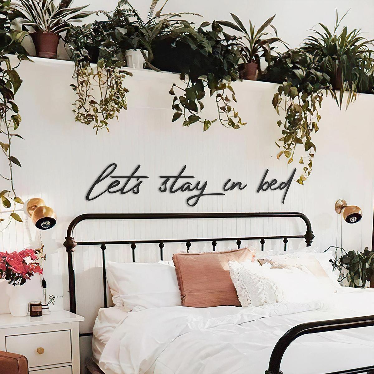 Room Decoration A Set of Metal Signs Suitable for Decorating Bedroom Beds, Metal Wall Decoration, Metal Art, Party Gifts