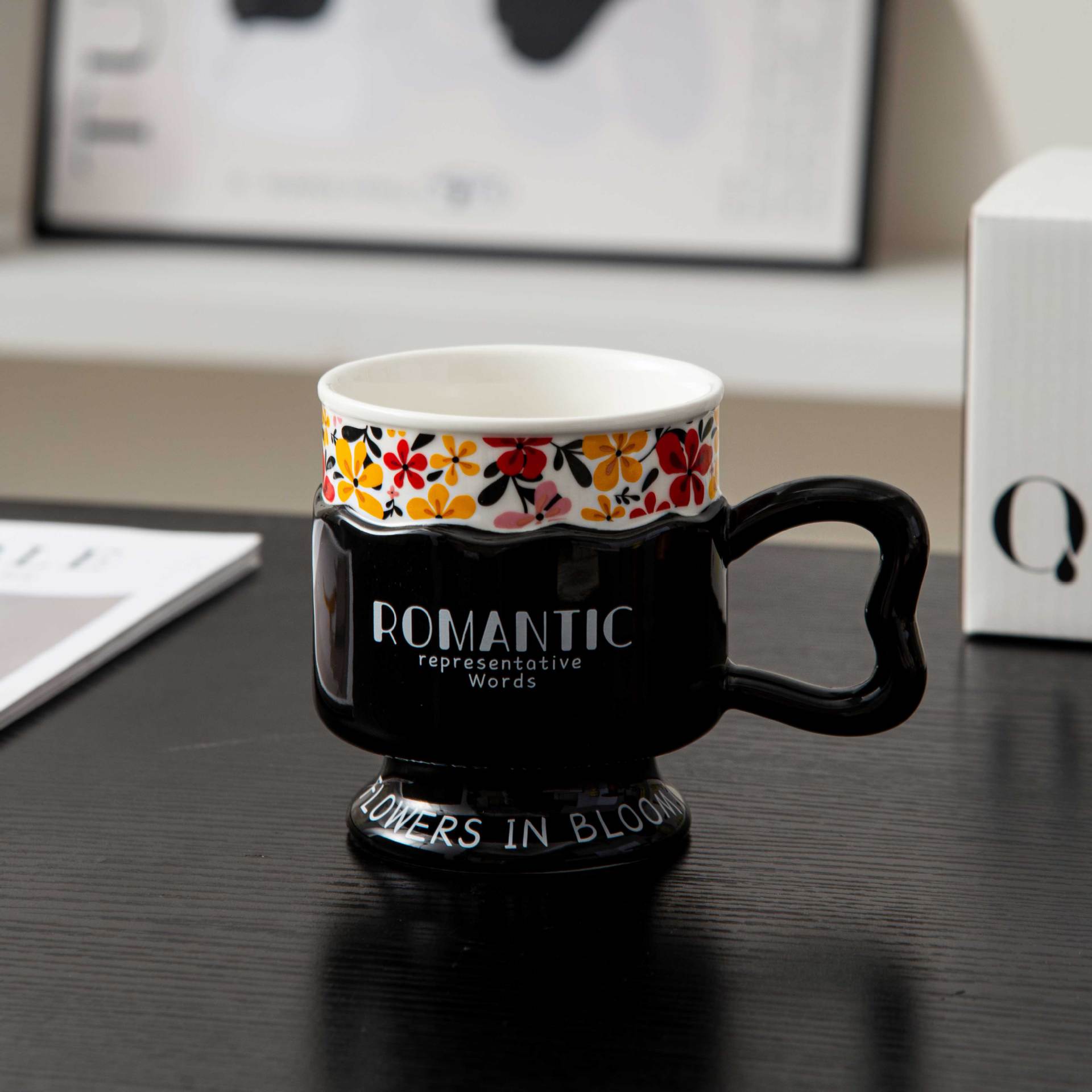 

Французская кружка для офиса, кофейная чашка, роскошная керамическая чашка, сувенир для пары, подарок 301-400ml