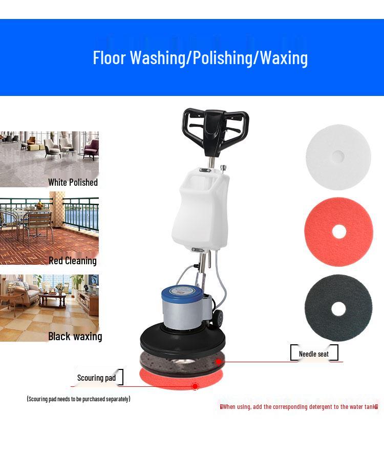 Jieba BF522 Multifunctional Floor Scrubber: Wash, Wax & Polish for Hotels and Carpet Cleaning