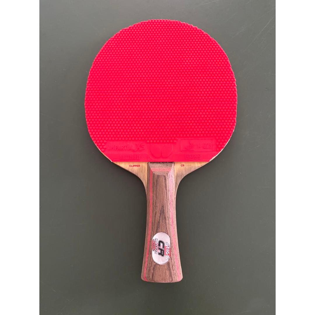 Used STIGA CR table tennis racket flare grip