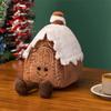 Trendy Christmas Tree Pillow Plush Toy, Xmas Tree Cushion Gingerbread Man Plush, Wreath Doll Holiday Decor Gift