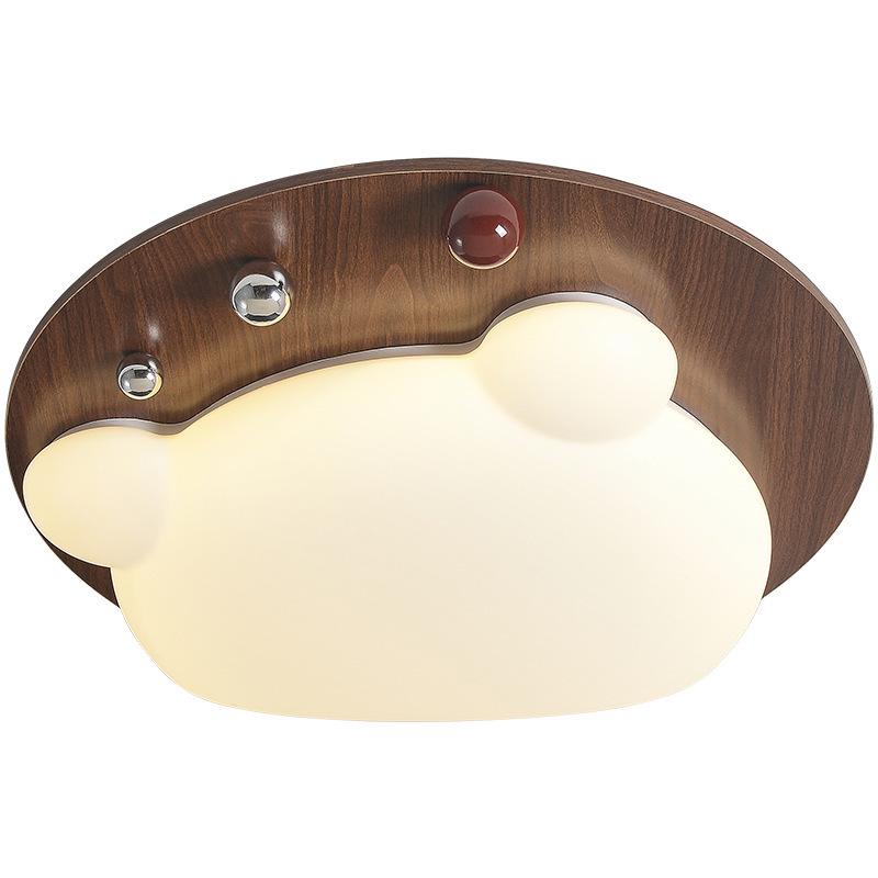 Modern Chinese Cartoon Panda Ceiling Light for Kids' Room