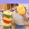 Super Soft Plush Fruit Doll Durian Orange Toy With Pp Cotton Stuffing
