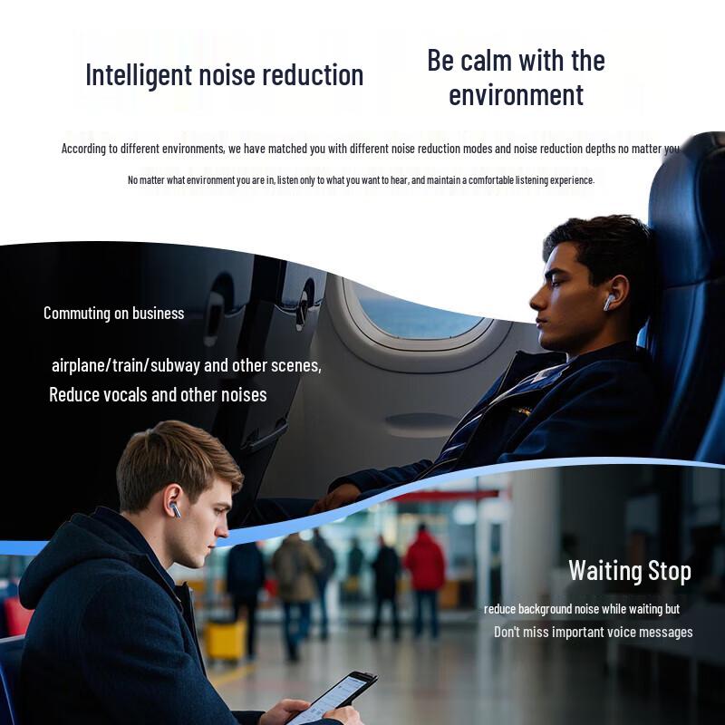 aigo TQ17 TWS ANC Noise-Cancelling Bluetooth Earbuds