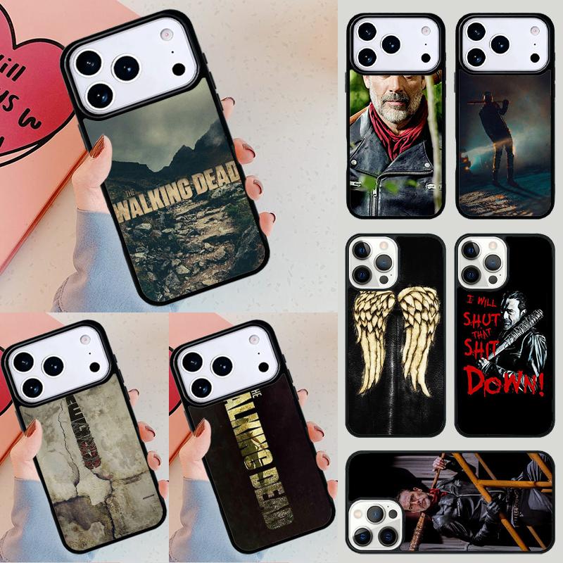 Negan Walking Dead Style Phone Case For Apple iPhone 17 Air 16E 15 14 Plus 13 12 11 Pro Max Mini Funda Cover
