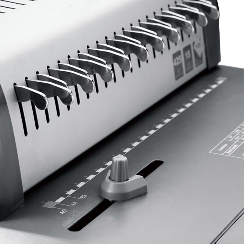 Deli 3873 Manual Comb Binding Machine CN plug (adapter included)