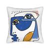 Picasso Funky Art Lady Hat Square Pillow Case Cushion Covers Custom Zippered Decorative Pillowcase For Sofa 40*40Cm