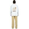 Evisu Letter Pattern Logo Print Single-Breasted Long Sleeve Shirt Unisex shirts 2ESHTM3SJ718XXDN