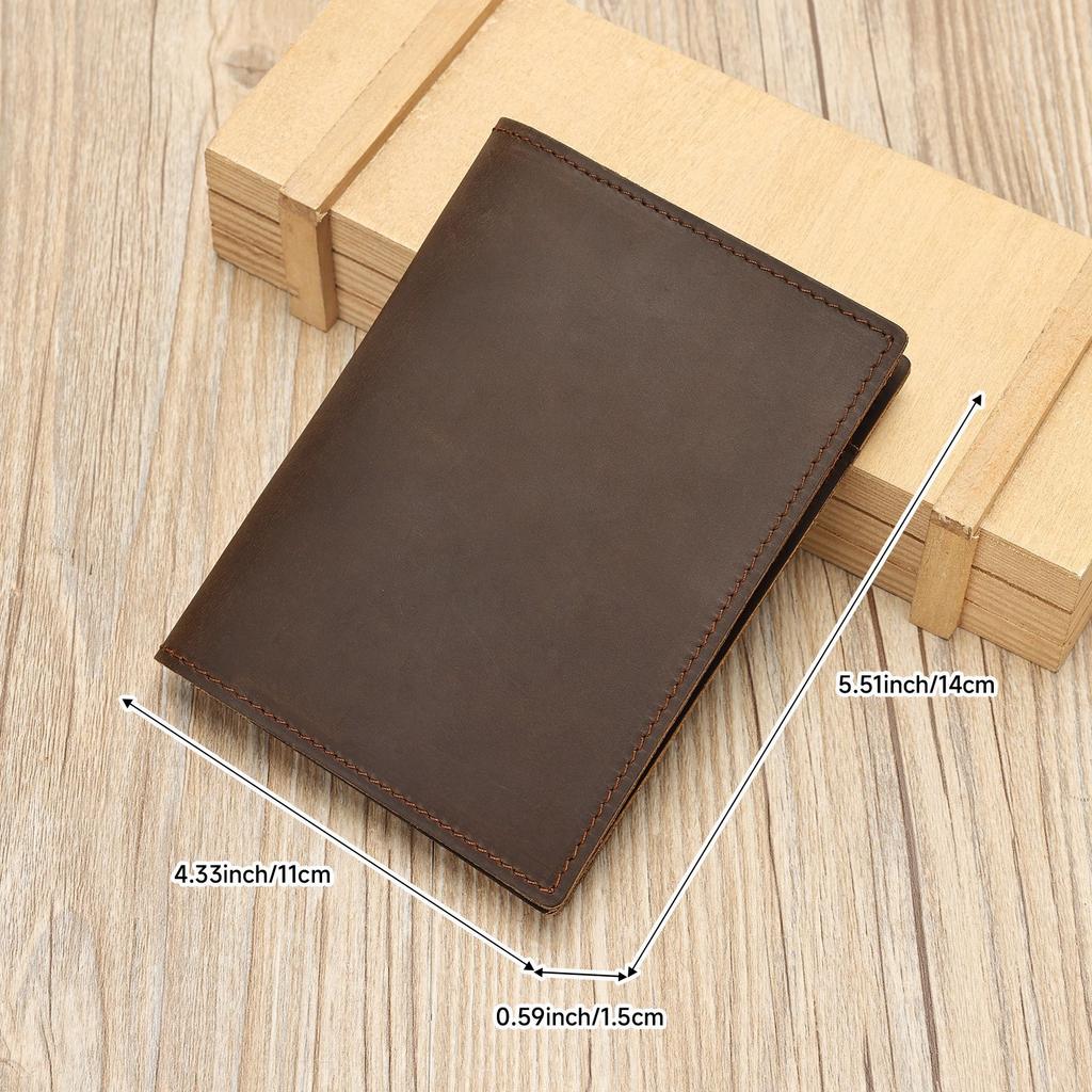 Men's Wallet, Genuine Leather, Crazy Horse Leather Wallet, Card Bag, Multi-color Wallet