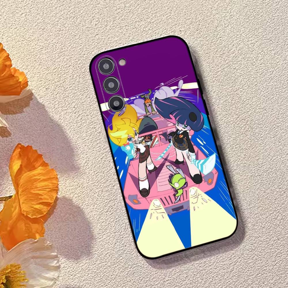 P-Panty Stocking Garterbelt Phone Case For Samsung Galaxy A73,A72,A71,A70,A53,A52,A51,Others Soft Black Cover