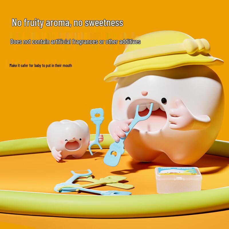 KUTA Kids' Ultra-fine Dental Floss Sticks