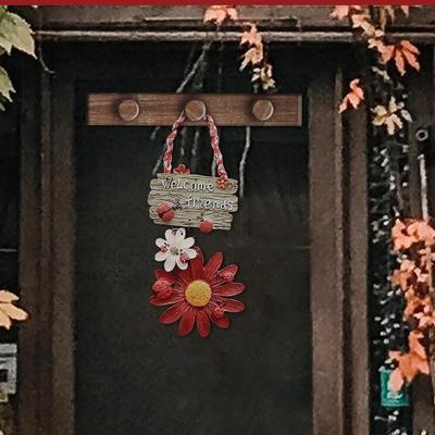 Siebenstern-Marienkäfer Sonnenblumenladen Dekoration Willkommen Marke Zuhause Warm Kleine Auflistung Garten Anhänger Moderner Pastoraler Stil