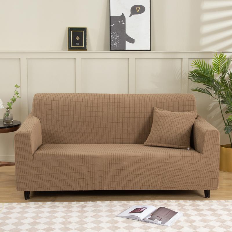 Sofa Cover for Living Room Thick Elastic Jacquard Cover for Sofa Couch Armchair 1/2/3/4 Seater L Shaped Corner Sofa Cover