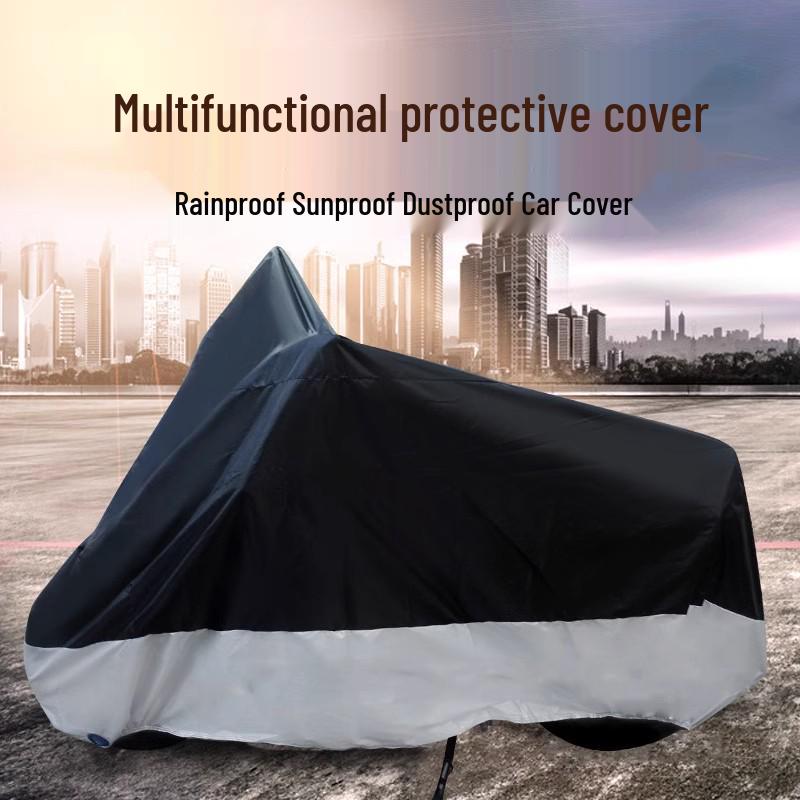 

Motorcycle Rainproof Dustproof Sunshade Cover - Universal Fit Oxford Cloth M: 200x90x100 cm