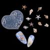 Summer Seashell Nail Art Silicone Mold - Cute Ocean Style with Conch & Starfish Designs
