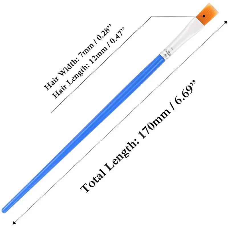 Målarpenslar Måla Nybörjare Konstmaterial Färgmarkörer Penis Akrylpennor Akvarellpennor Material Skrivpensel Nylon Set