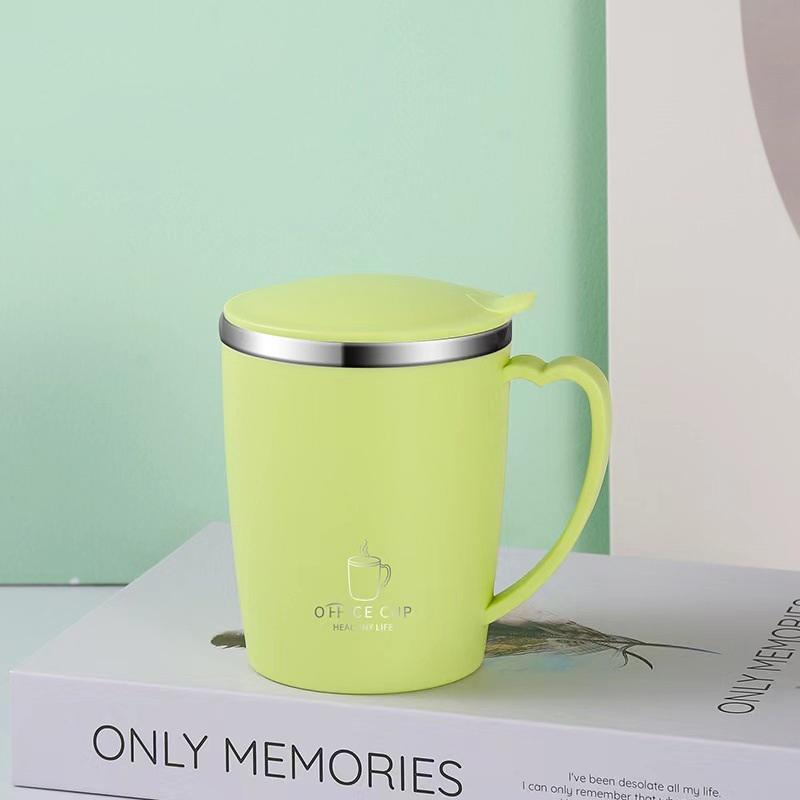 350Ml Thermos Mug 304 Stainless Steel Coffee Cup With Handle Leak-Proof Vacuum Flask Insulated Cup Portable Thermal Water Bottle