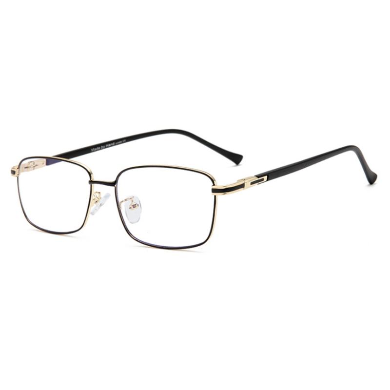 Square Glasses Women Men Metal Eyeglasses Gold Silver Myopia Optical Spectacles Ladies Clear Glasses 0 -0.5 -1.0 -2.0 To -6.0