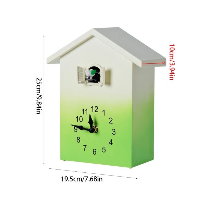 Chimings Cookoo Clock Volumes Adjustable Cookoo Clock Wall Decoration Battery Operated Pendulums Cuckoo Clock for Home