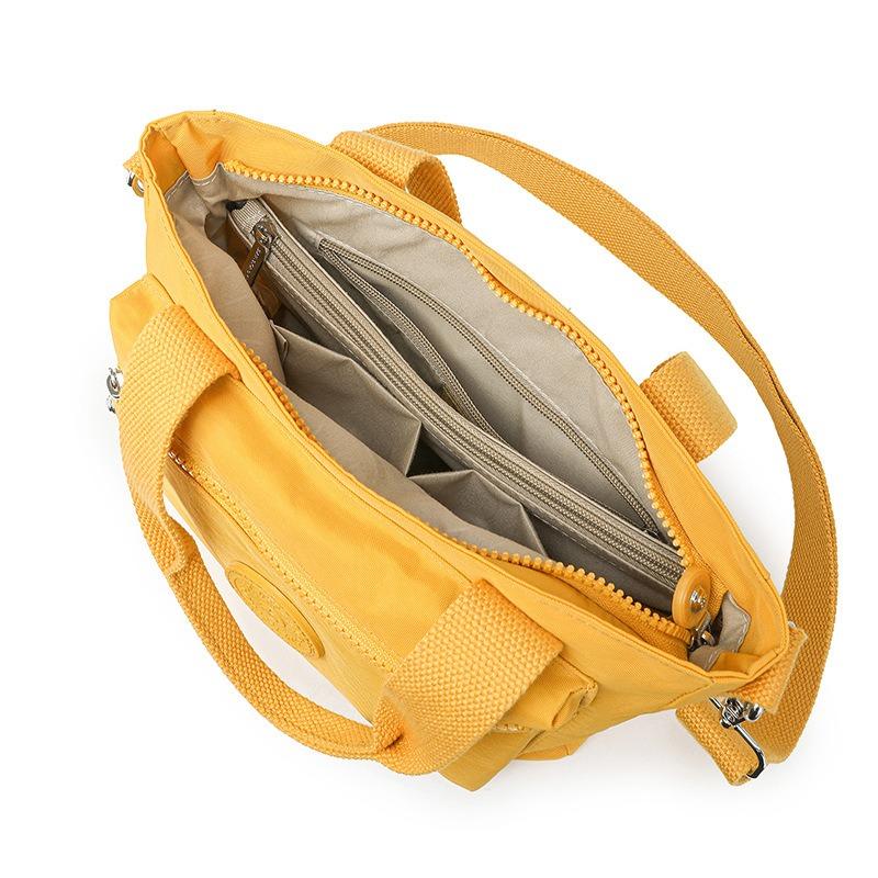 Nova moda de verão simples bolsa de ombro portátil de grande capacidade bolsa de pano bolsa mensageira casual leve