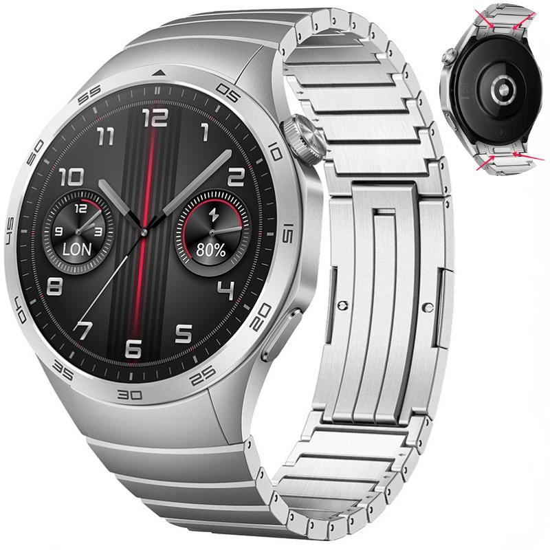 

No Gap Metal Strap For Huawei Watch GT4 46mm Original Quick-release Interface Wristband For Huawei GT4 46mm Stainless Steel Band Huawei GT4 46MM