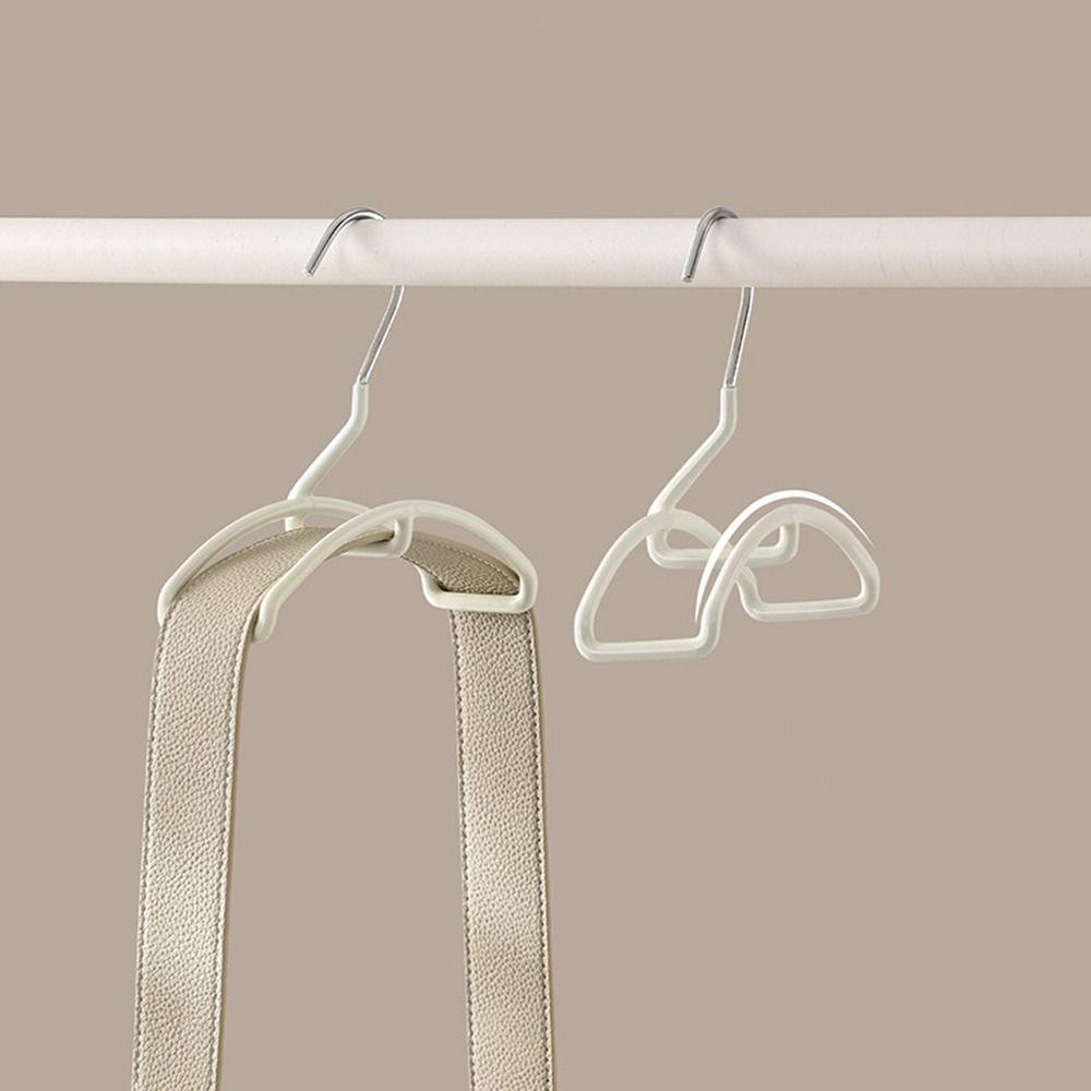 Cabide Portátil de Plástico em Arco para Bolsa Reutilizável Economizador de Espaço Porta-armação para Lenços Ganchos Empilháveis para Bolsas Guarda-roupa