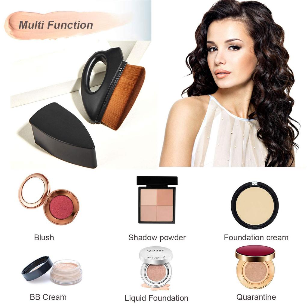 Foundation Makeup Brush,FRX Flat Top Foundation Brush,Face Brush Multifunctional for Blending Liquid Cream or Flawless Powder