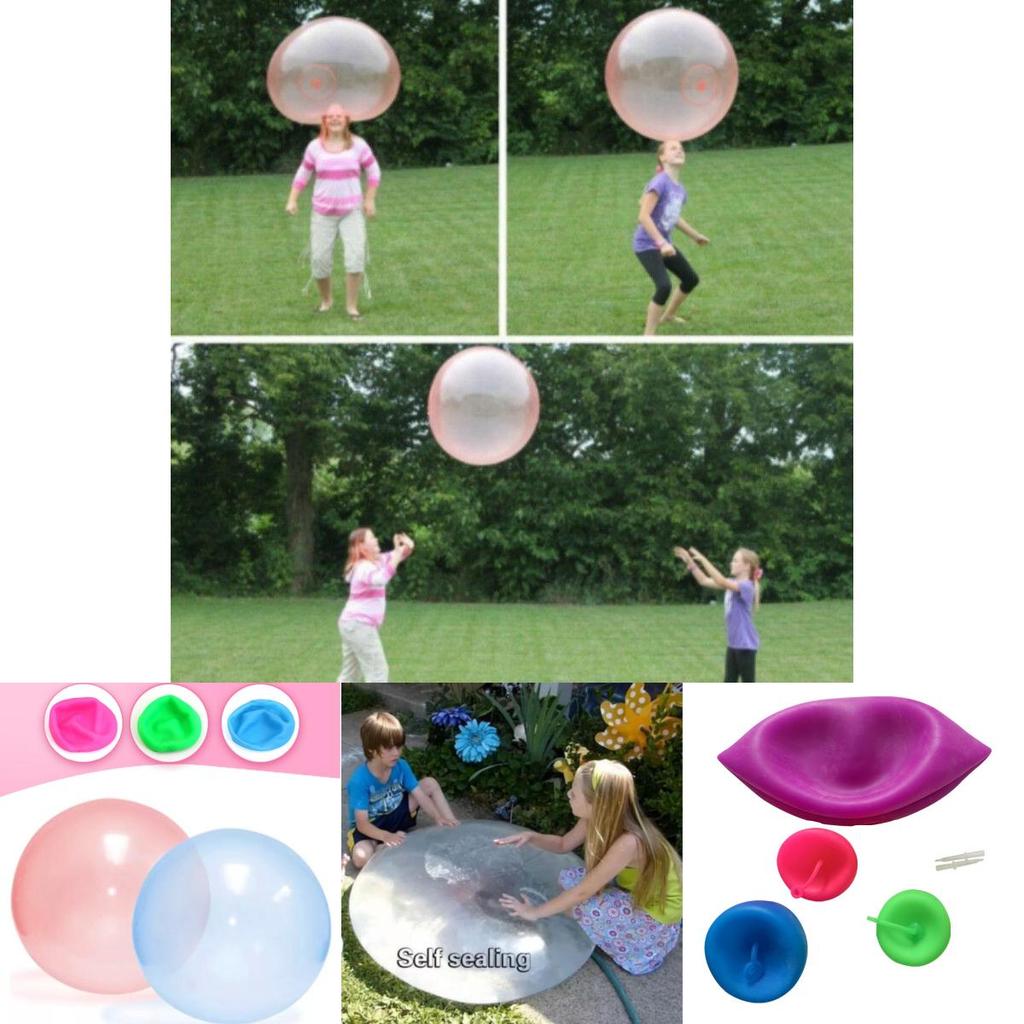 Colorful Super Magic Wubble Bubble Ball For Water Polo And Outdoor Play