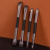 Double-ended Eyeshadow Brushes Set Eyebrow Pencil Cosmetic Brush Kit Travel Makeup Brush Set  Girl