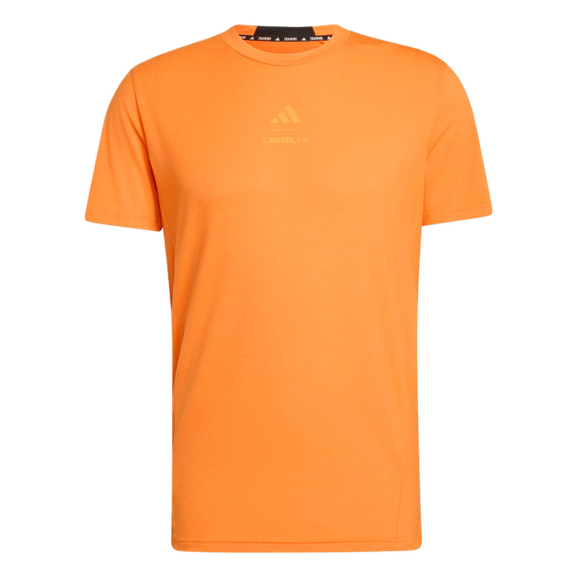 Adidas X Les Mills Однотонная облегающая удобная быстросохнущая футболка Мужские Топы KS5909 XS