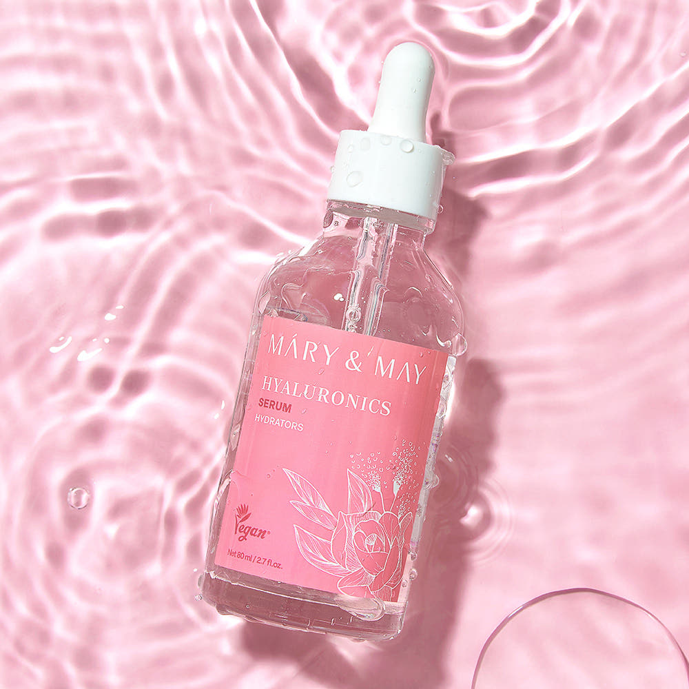 MARY & MAY Hyaluronics Serum 30ml | 6 Types Hyaluronic Acid Daily Hydrating K-Beauty